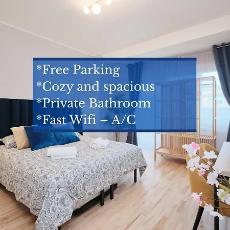 Con Bagno Privato, Balcone, Parcheggio Gratis, 20 Min Dal Colosseo Homestay